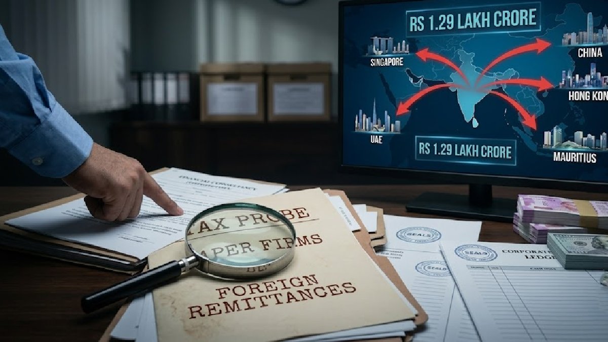 ₹1.29 ಲಕ್ಷ ಕೋಟಿ ವಿದೇಶಿ ಹಣ ವರ್ಗಾವಣೆ - 394 ‘ಕಾಗದದ ಮೇಲಿನ’ ಕಂಪನಿಗಳ ವಿರುದ್ಧ ಆದಾಯ ತೆರಿಗೆ ಇಲಾಖೆ ತನಿಖೆ!!