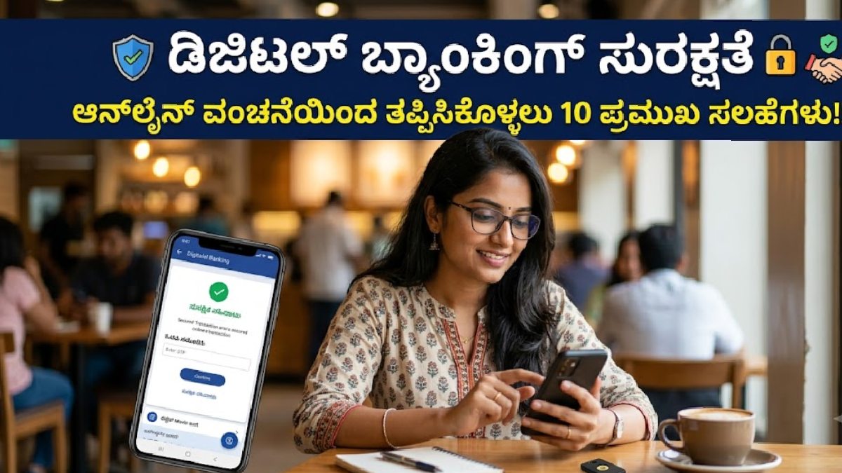 ಡಿಜಿಟಲ್ ಬ್ಯಾಂಕಿಂಗ್ ಸುರಕ್ಷತೆ - ಆನ್‌ಲೈನ್ ವಂಚನೆಯಿಂದ ತಪ್ಪಿಸಿಕೊಳ್ಳಲು 10 ಪ್ರಮುಖ ಸಲಹೆಗಳು!!