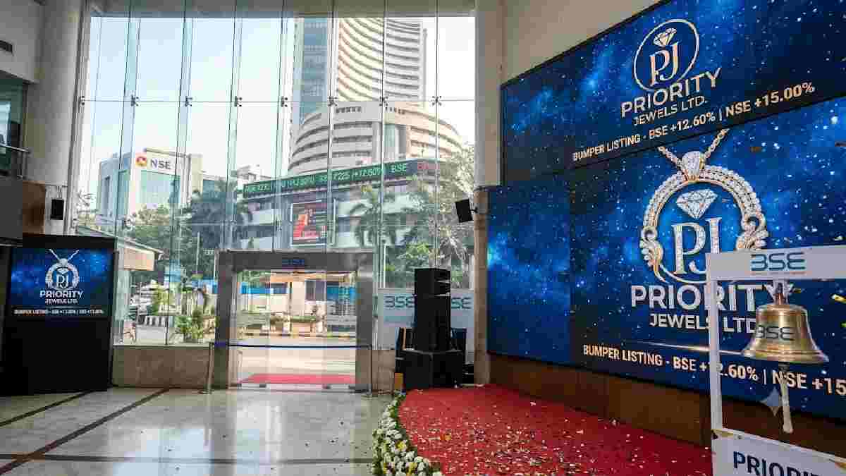 Priority Jewels ಷೇರುಪೇಟೆಗೆ ಭರ್ಜರಿ ಎಂಟ್ರಿ; IPO ಬೆಲೆಗಿಂತ 15% ಪ್ರೀಮಿಯಂನಲ್ಲಿ ಲಿಸ್ಟಿಂಗ್!!
